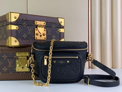 Louis Vuitton Mini Bumbag Monogram Empreinte Embossed Black With OG Box & Dust Bag M82208