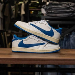 Travis scott x nike air jordan 1 low fragment heat