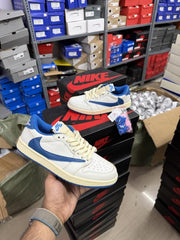 Travis scott x nike air jordan 1 low fragment heat