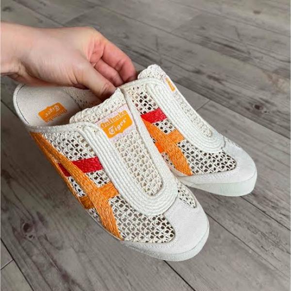 ONITSUKA TIGER Unisex MEXICO 66 SABOT Cream & Amber Mules