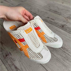 ONITSUKA TIGER Unisex MEXICO 66 SABOT Cream & Amber Mules