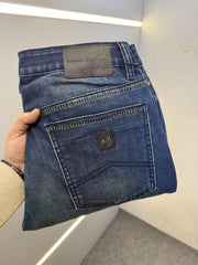 ARMANI EXCHANGE PREMIUM BLUE DENIM JEANS ANKLE FIT DENIM LENGHT 39