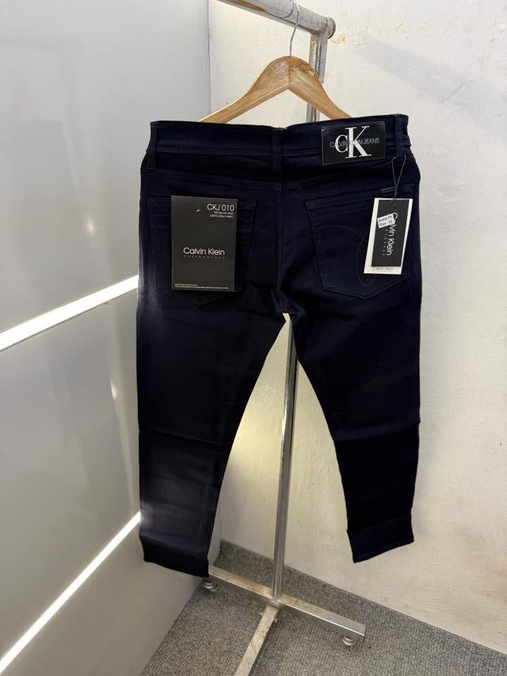 CALVIN KLEIN PREMIUM BLUE DENIM JEANS ANKLE FIT DENIM LENGHT 39