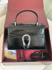 Gucci Dionysus Top Handle Patent Leather With Original Box Dust Cover Highend