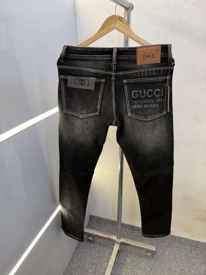 GUCCI PREMIUM BLACK DENIM JEANS