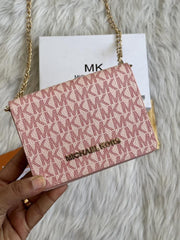 Michael Kors 113 Chain Wallet With Original Box Dust Cover