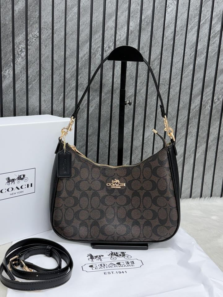 Coach Teri Hobo Large Shoulder Bag With Original Box