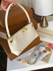 Louis Vuitton Pochette Sling Shoulder Bag With Box And Dust Bag (White-0636)