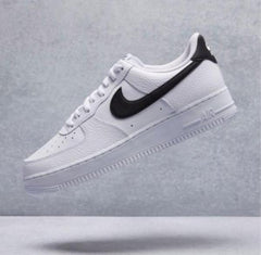 airforce 1 low white black swoosh 439
