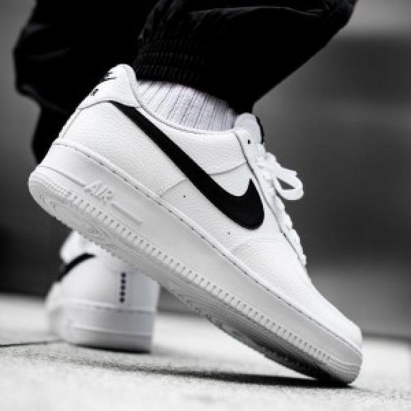 airforce 1 low white black swoosh 439