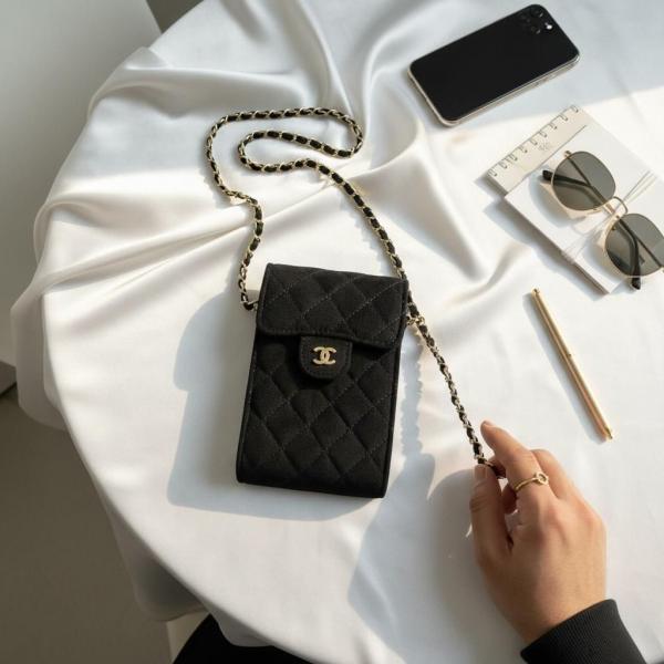 Chanel mobile holder cum Sling bag with box 6049