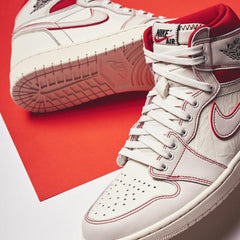 NIKE AIR JORDAN 1 RETRO HIGH PHANTOM GYM RED