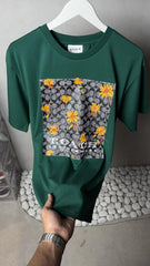Coach Floral Signature Box Graphic T-Shirt Forest Green 1123