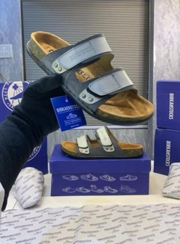 BIRKENSTOCK UJI SLIDE Grey
