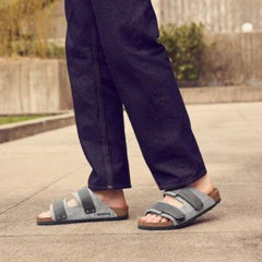 BIRKENSTOCK UJI SLIDE Grey