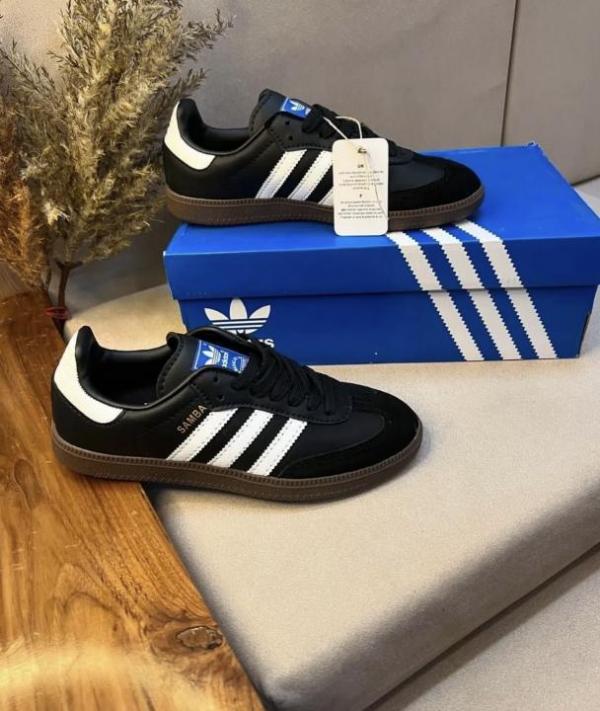 Adidas Samba OG Black White With Keychain