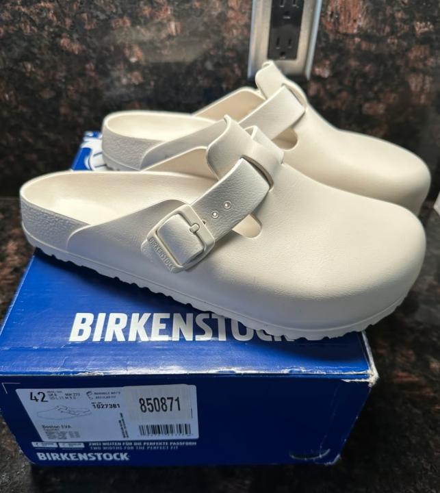 Birkenstock Boston EVA eggshell