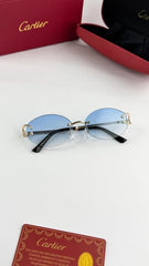 Cartier gold blue 1013