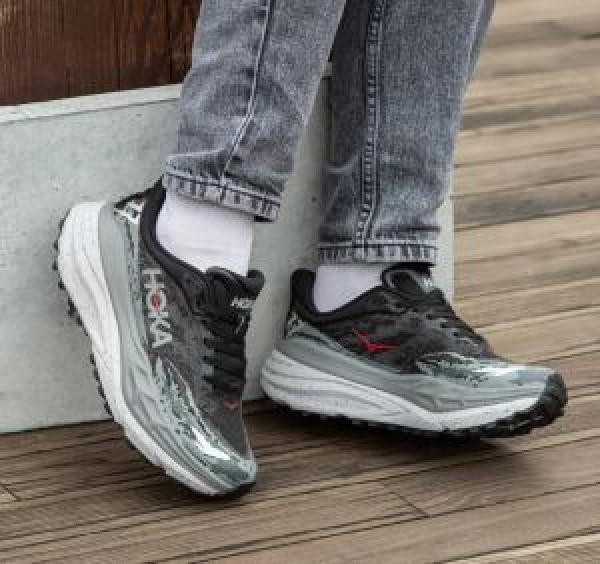 HOKA Hoka Stinson 7 Black grey