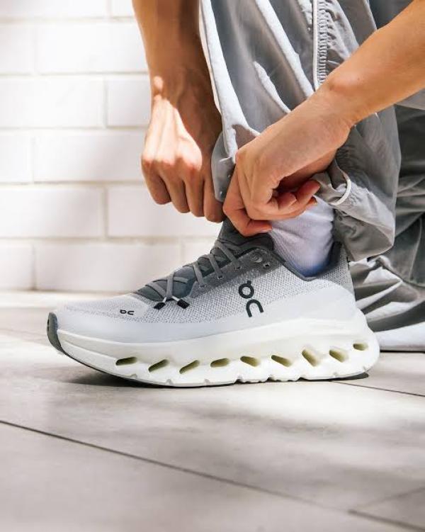 On Cloud Running Shoe  with Grey Accents