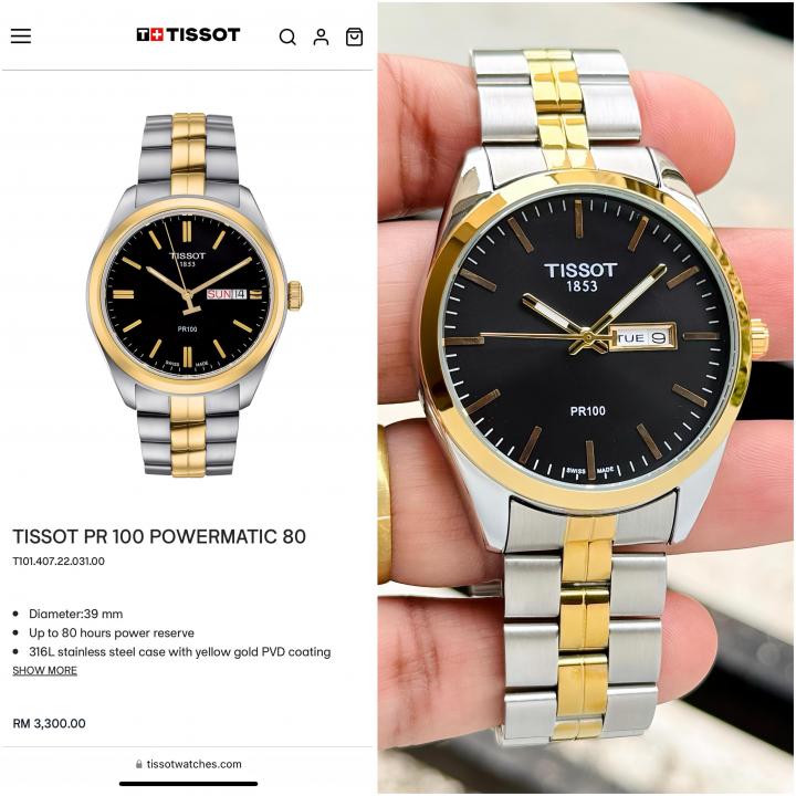 Tissot 1853 Pc 100