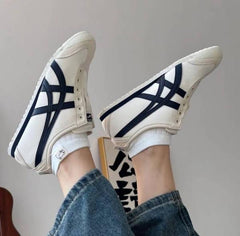 Onitsuka Tiger Mexico 66 SlipOn Birch Midnight Blue Girls D 1869