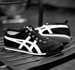 Onitsuka Tiger Mexico 66 SlipOn Black White Girls D 1866