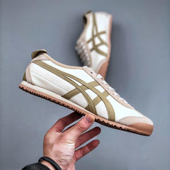 Onitsuka Tiger Mexico 66 White Beige Girls Premium D 1861
