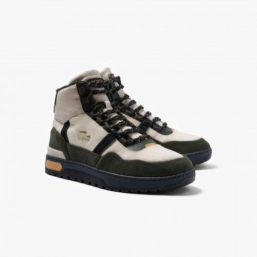 Lacoste T Clip Winter Mid Beige Dark Green 1046