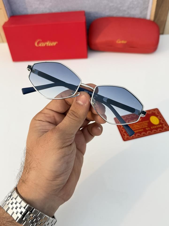 Cartier 24097 silver blue