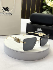 Miu miu 1024 frameless blk gold