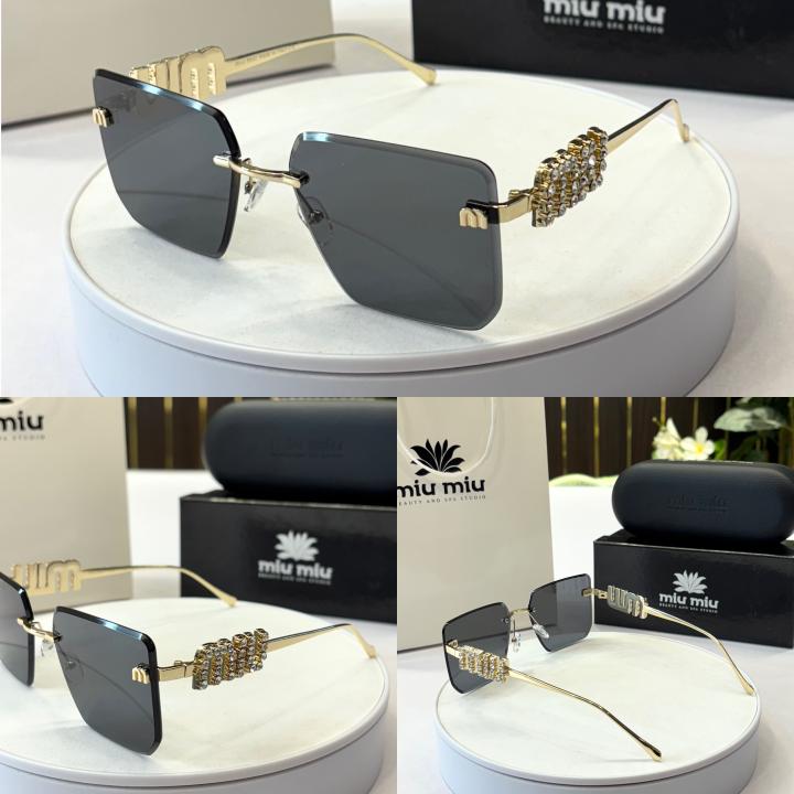 Miu miu 1024 frameless blk gold