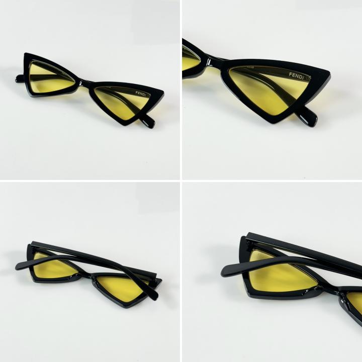 Fendi WMNS 208 Black Yellow