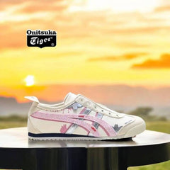 Onitsuka Tiger x Panda Prank Pink Slip On 7A Premium Full Accessories (D 1790)