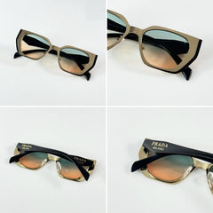 Prada WMNS 018 Gold Green Orange
