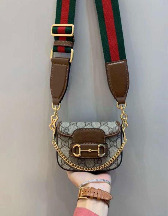 Gucci Horsebit Mini 1955 Shoulder Bag With OG Box & Dust Bag