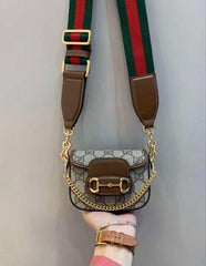 Gucci Horsebit Mini 1955 Shoulder Bag With OG Box & Dust Bag