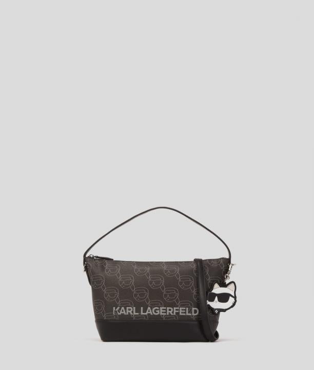 Karl Lagerfeld Ikon Crossbody NFT All Over PatterBlack n Bag With Dust Bag