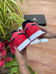 Jordan AIR JORDAN 1 LOW WHITE BLACK GYM RED