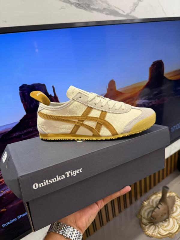 Onitsuka Tiger Mexico 66 White Camel Brown With Tan