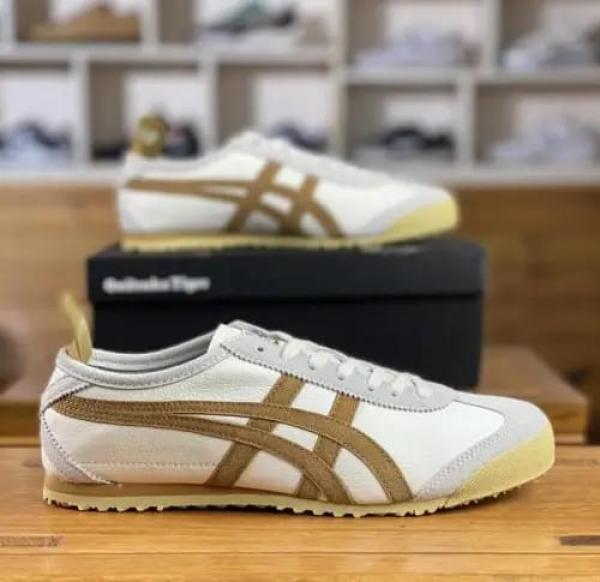 Onitsuka Tiger Mexico 66 White Camel Brown With Tan