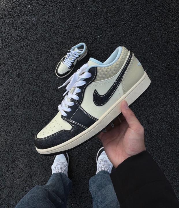 Air jordan 1 low se coconut milk black fix