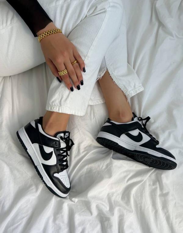 Dunk Low Panda Black White For Women 416