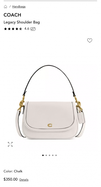 Coach Crossbody Bag Signature_Canvas Coach Monogrammed Flap Bag With OG Box & Dust Cover Carry Bag White_C803