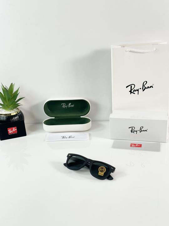 Rayban 2140 Mate Black GLASS