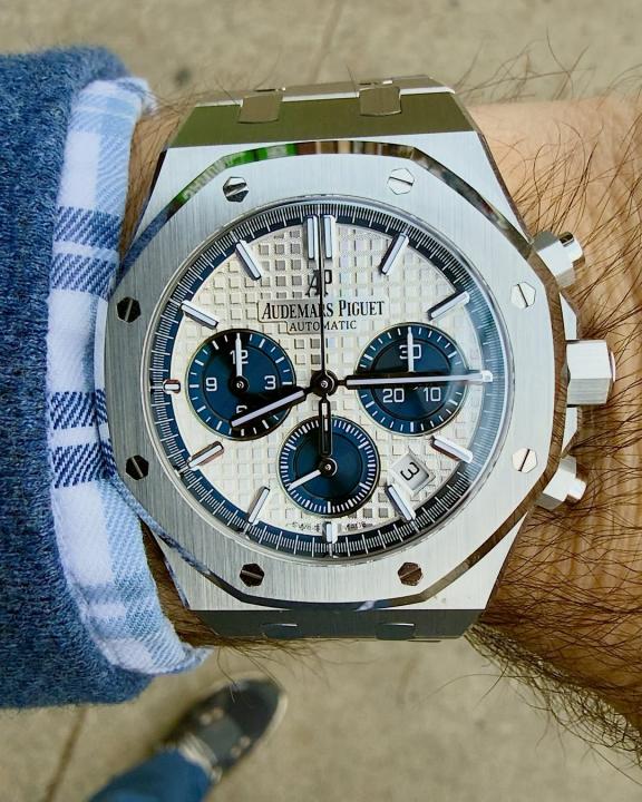 Audemars piguet Royal Oak blue Chronograph