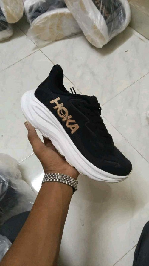 Hoka Clifton 10 Black Rose Gold