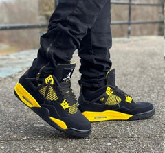 Nike Air Jordan Retro 4 THUNDER YELLOW SEMI UA