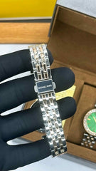 Michael kors darci mini two tone rose green for her womens girls