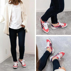 Onitsuka Tiger Serrano Pink Cameo Midnight Girls 7A Premium Sneakers (D-2017)
